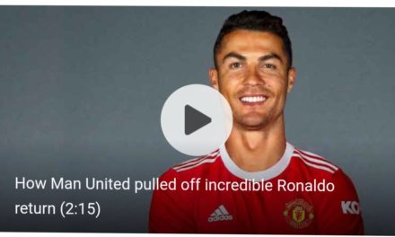 <em>Cristiano Ronaldo agrees to Manchester United return</em></strong>